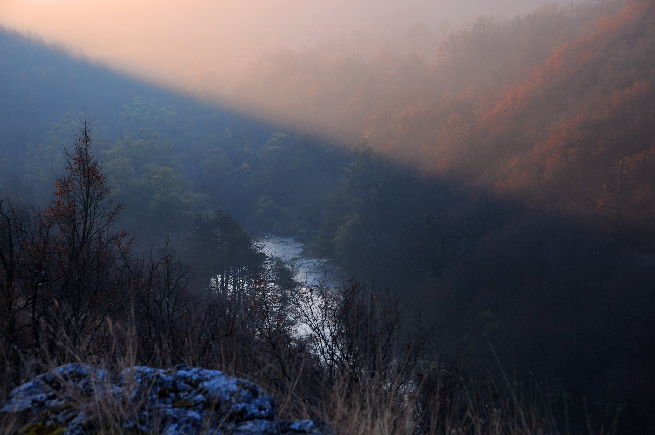 The Yantra River in the Canyon